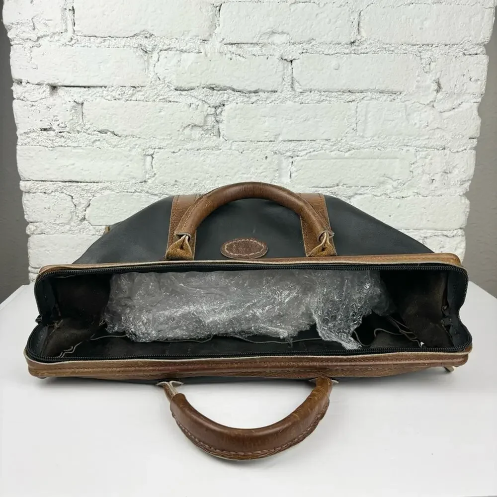 Vintage Ted Glimer Handmade Leather Medical Bag